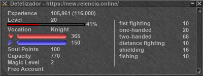 Signature for player Detetizador