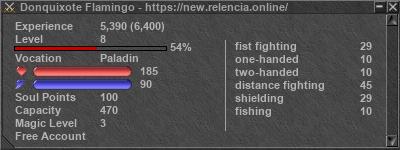 Signature for player Donquixote Flamingo