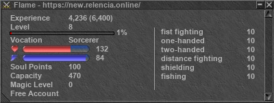 Signature for player Flame