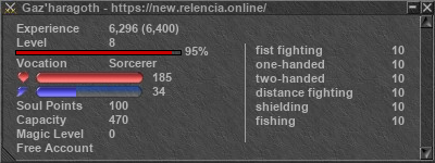 Signature for player Gaz'haragoth