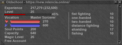 Signature for player Oldschool