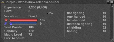 Signature for player Purple