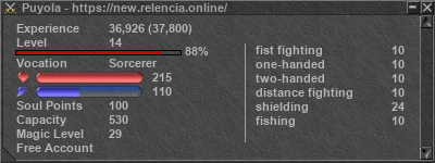 Signature for player Puyola